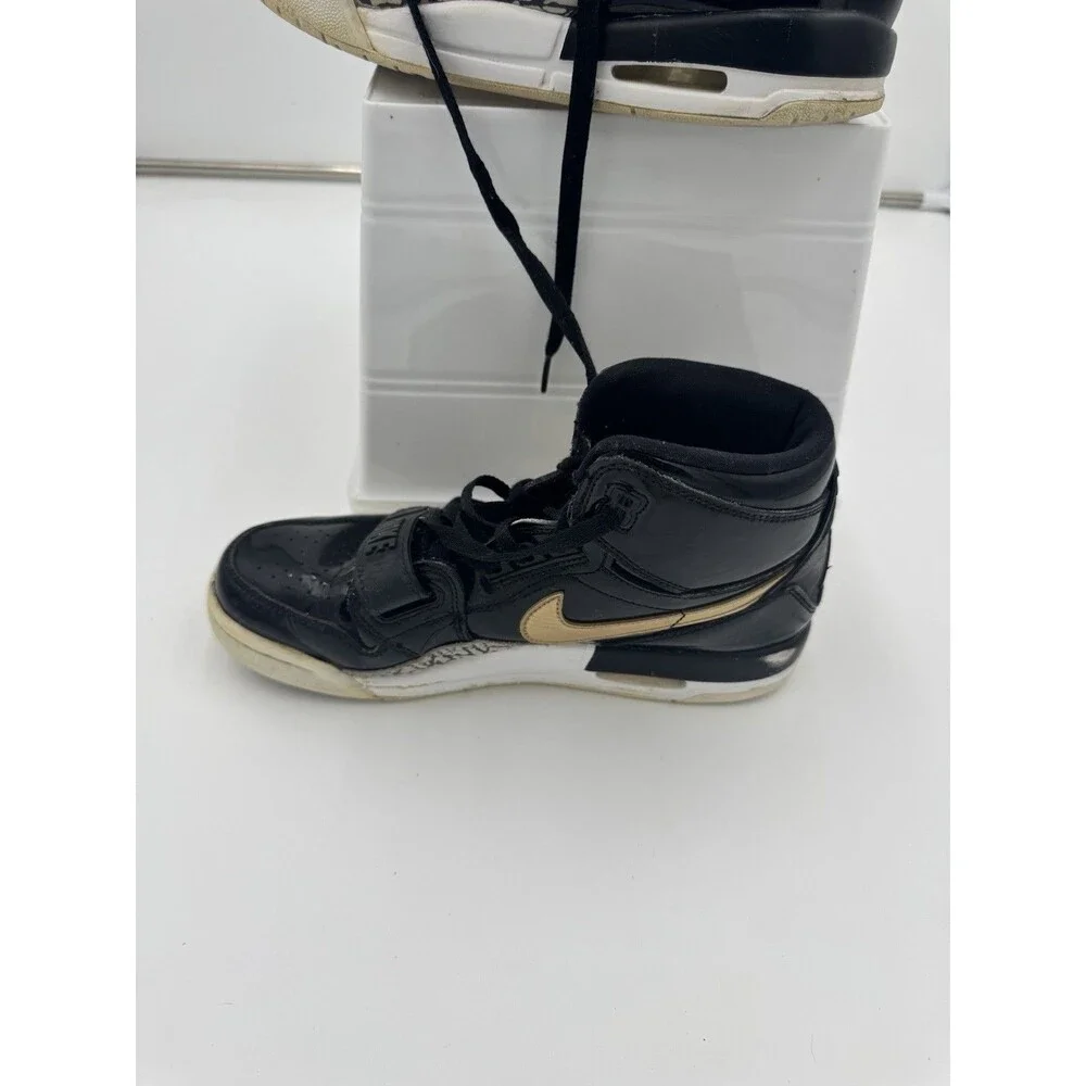 Nike Air Jordan Legacy 312 Size 6Y GS Black Metallic‎ Gold AT4040-007